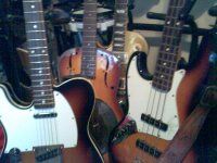 image of guitars