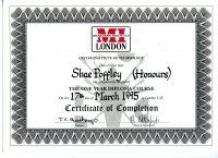 Certificate of completion